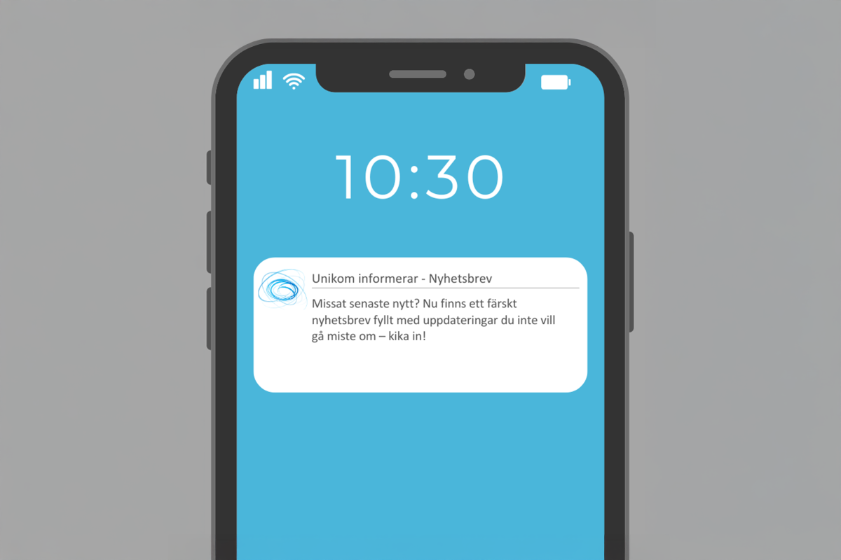 En illustrerad mobil.